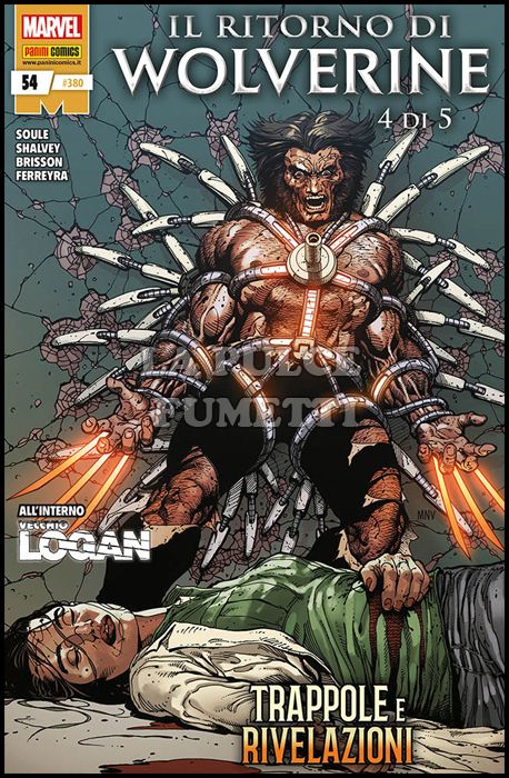 WOLVERINE #   380 - WOLVERINE 54 - IL RITORNO DI WOLVERINE 4 (DI 5)